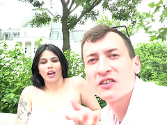 Brunette Lexi Montana gets her pussy eaten and smashed hard