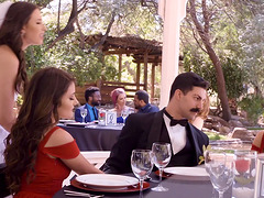 Adria Rae and Ashley Anderson attack a guy for a threesome