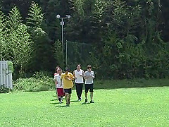 Busty Japanese girl Mayu Koizumi enjoys riding a dick in outdoors